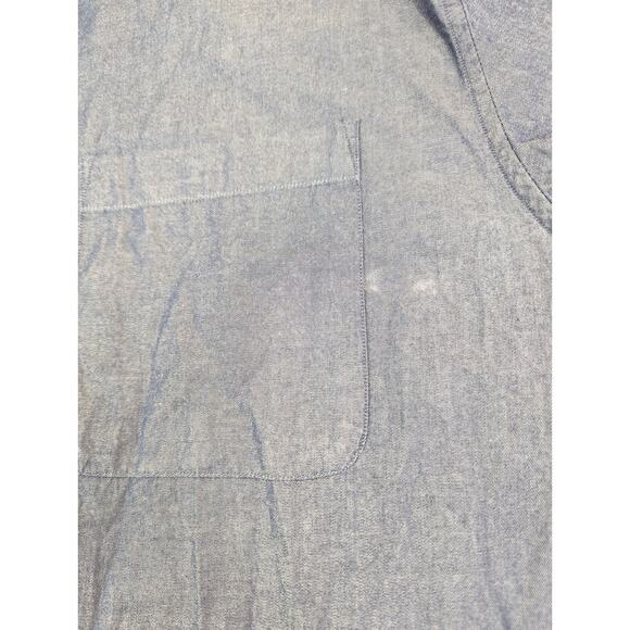 Dubinik Shirt Blue Men's Customized Version Button Down 3XL size XXXL - Picture 8 of 9